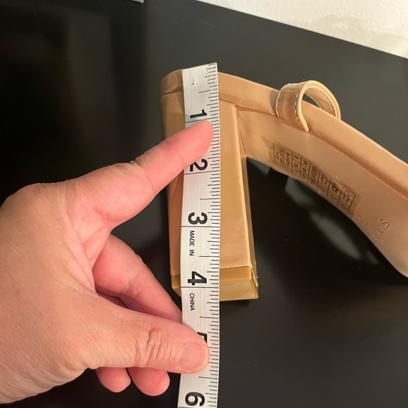 ASOS women's sandals  Wide Fit block heel Pin-buckle ankle strap Open toe - Picture 11 of 14